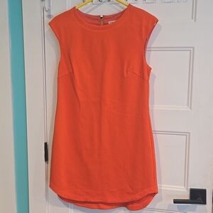 Trina Turk orange zip back sleeveless dress NWOT New without tags Sz 8 Summer